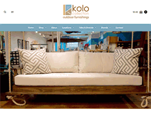 Tablet Screenshot of kolocollection.com